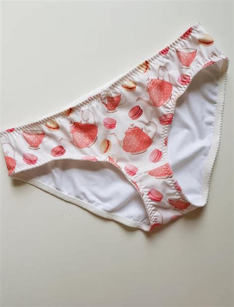 Cute Cotton Bikini Panties T For Her Handmade Lingerie Etsy