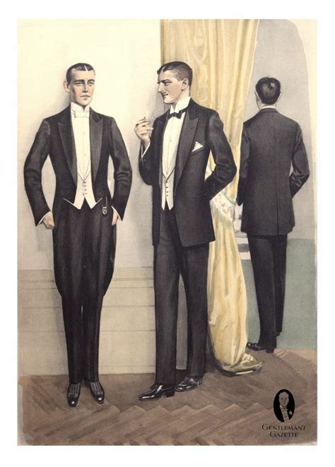 Jazz Age Tuxedo 1920s — Gentlemans Gazette White Tie Event Formal