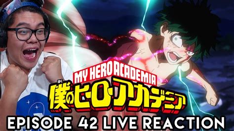 Muscular Vs Deku My Hero Academia Episode 42 Live Reaction Boku No