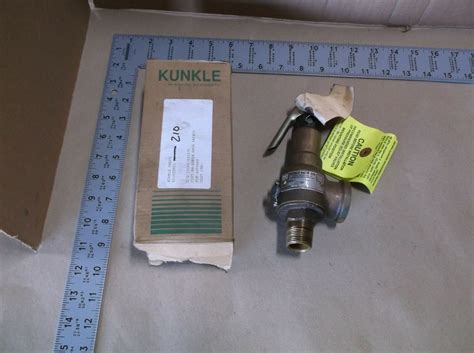 Kunkle 6010edm01 Km Bronze Safety Relief Valve 34 Inlet 1 Outlet