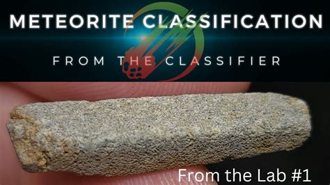Meteorite Classifier ☄️ Nwa 13996 Enstatite From The Lab 1 Daniel