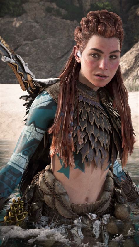 Aloy Horizon Forbidden West Ps5 Cuerpo Humano Mujer Aloy De Horizon Zero Dawn Personajes