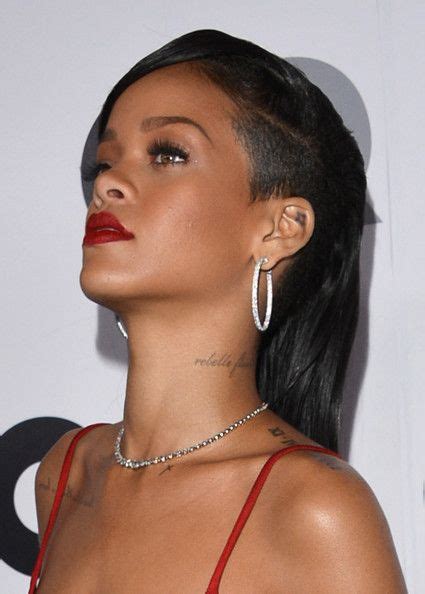 More Pics Of Rihanna Side Sweep Shaved Side Hairstyles Rihanna