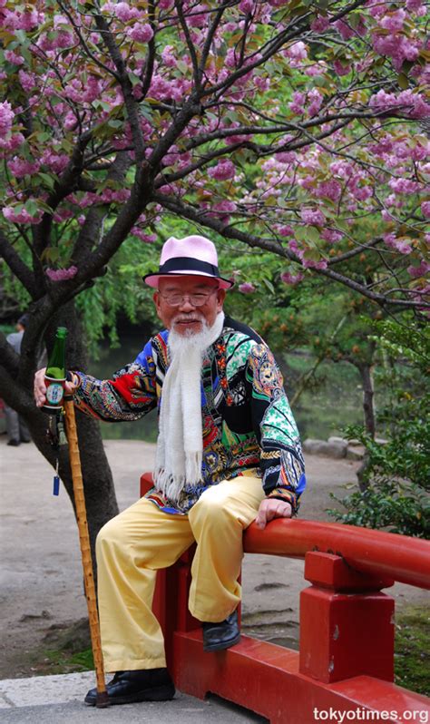 An Old Japanese Man With A Colourful Character — Tokyo Times