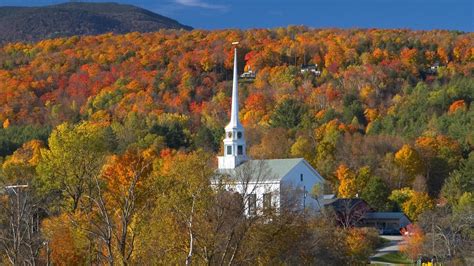 Download Church In Stowe Vermont Wallpaper By Nicholasburton