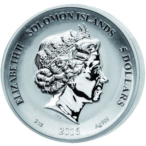 2 Oz Reverse Proof Solomon Islands Silver Mermaid Coins L