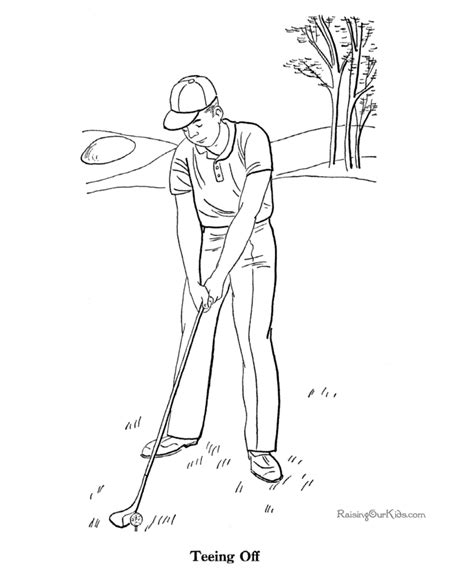 You must give a link to this page and indicate the. Golf picture to print and color 023
