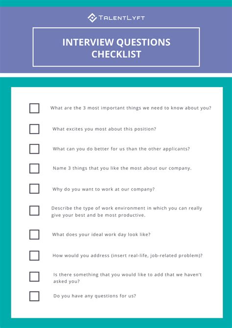 10 Best Job Interview Questions Talentlyft