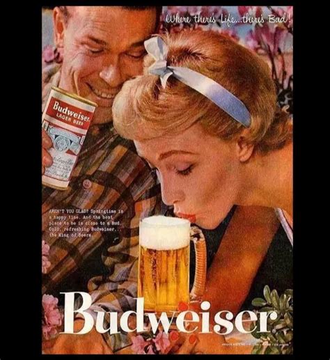 Sexy Budweiser Beer Ad Photo Hot Girl Bar Sign Vintage Advertisement 5 68 Picclick