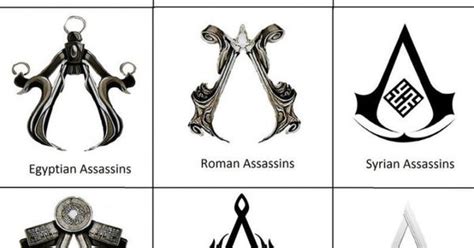 Assassin Symbols Assassin Symbols And Assassins Creed