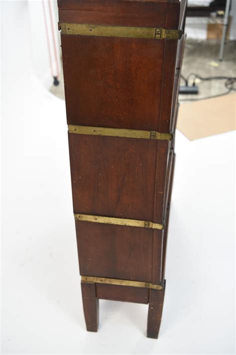 Barrister part original globe wernicke or macey bookcase board. Globe Wernicke Co. Stacking Barrister Bookcase at 1stdibs