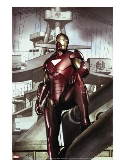 Iron Man Director Of Shield No32 Cover Iron Man Stretched