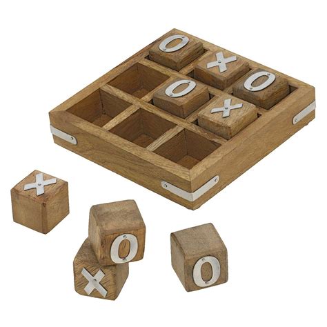 Handmade Wooden Tic Tac Toe Game For Kids 7 And Up Best Offer Toys