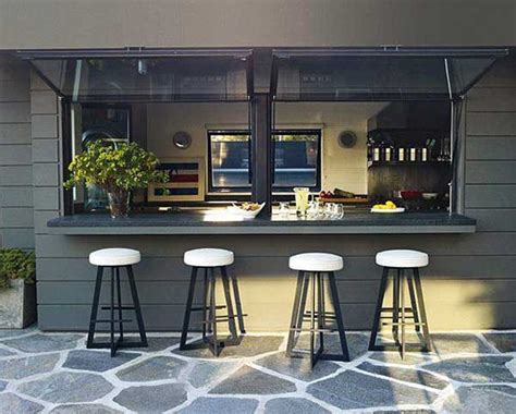 22 Brilliant Kitchen Window Bar Designs You Would Love To