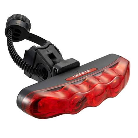 Cateye Tl Rapid 5 Red Lens Rear Bicycle Light