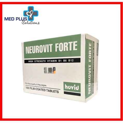 Hovid Neurovit Forte 100 S Tablets Vitamin B1 B6 B12 Untuk Saraf Exp 3 2024 Shopee Malaysia