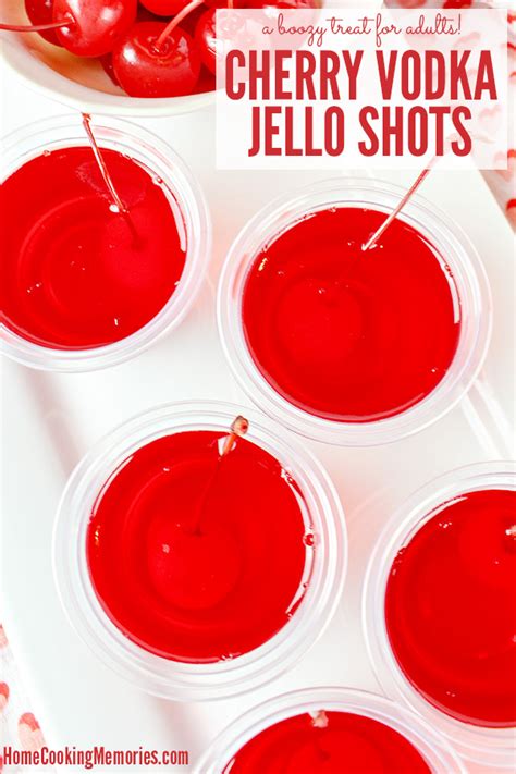 Red Berry Ciroc Jello Shots Recipe