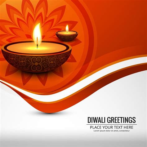 Happy Diwali Diya Oil Lamp Festival Background Illustration 249945