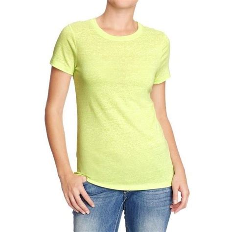 Old Navy Womens Soft Vintage Crew Neck Tees Light Green Clothes Design Women Crew