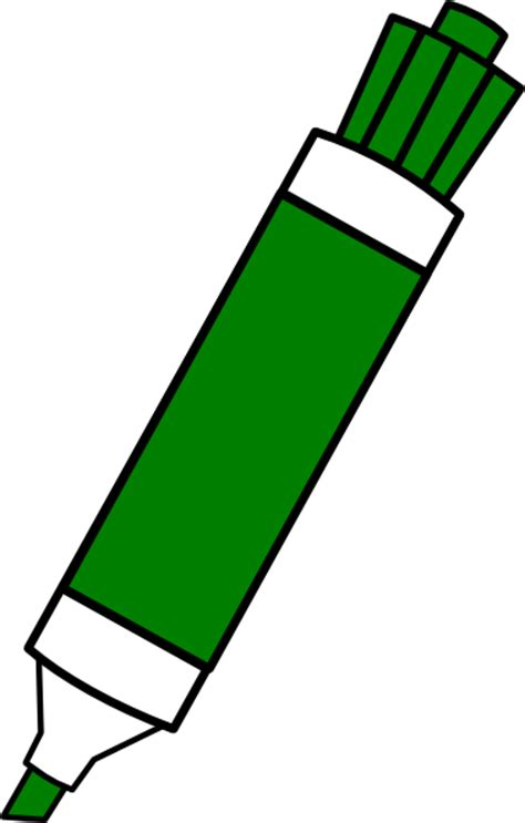 Green Dry Erase Marker Clip Art At Vector Clip Art Online