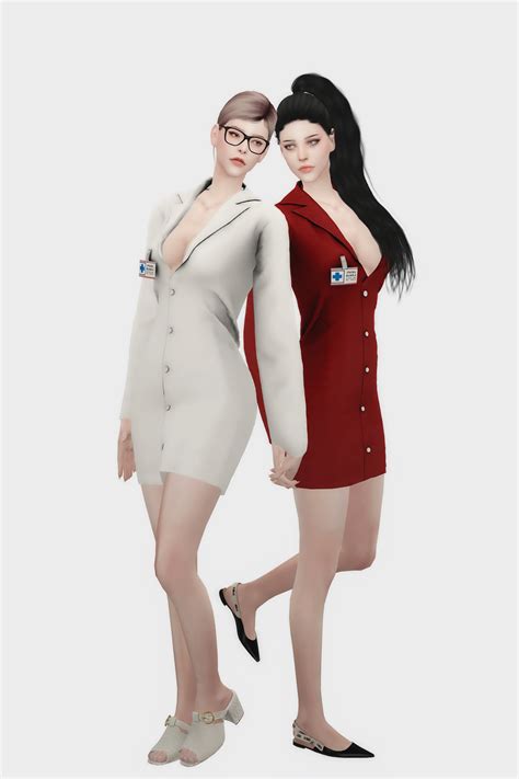 Sims 4 Sexy Doctor Gown The Sims Book