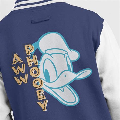 Disney Donald Duck Aww Phooey Mens Varsity Jacket Fruugo Uk