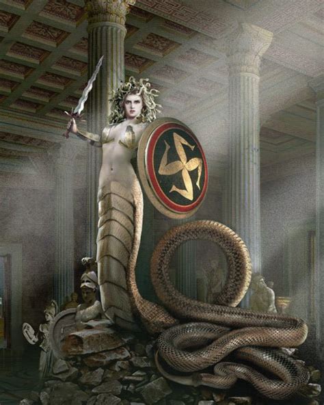 Medusa The GORGON Medusa Art Mythological Creatures Greek And Roman Mythology