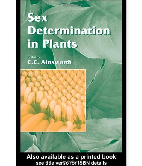 Sex Determination In Plants Buy Sex Determination In Plants Online At