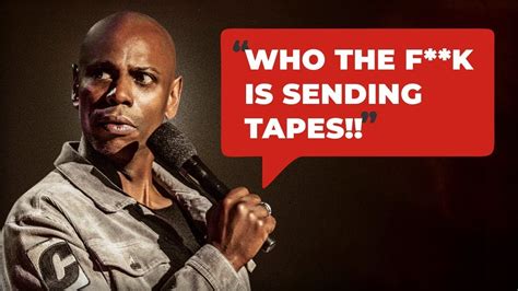 Dave Chappelle Gets Extorted For Sex Tape Netflix Comedy Specials Youtube