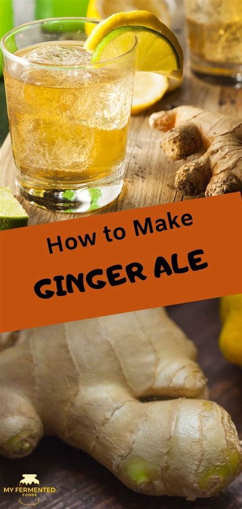 Ginger Ale Drink Ginger Ale Recipe Homemade Ginger Ale Homemade Soda