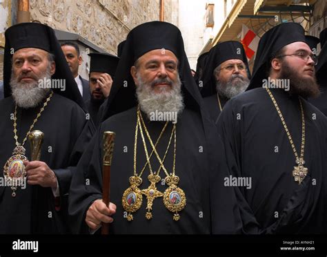 Israel Jerusalem Old City Ceremony For The New Greek Orthodox Patriarch