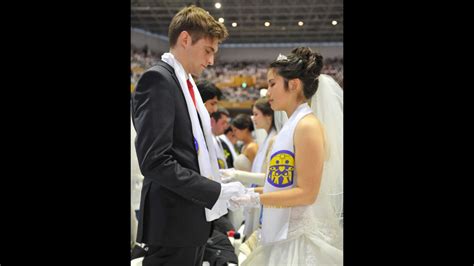 Photos Unification Church Holds Mass Wedding Cnn