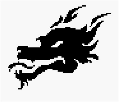 Dragon Head Pixel Art Transparent Cartoon Free Cliparts