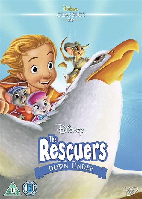 The Rescuers Down Under Dvd 1991 Uk Bob Newhart Eva