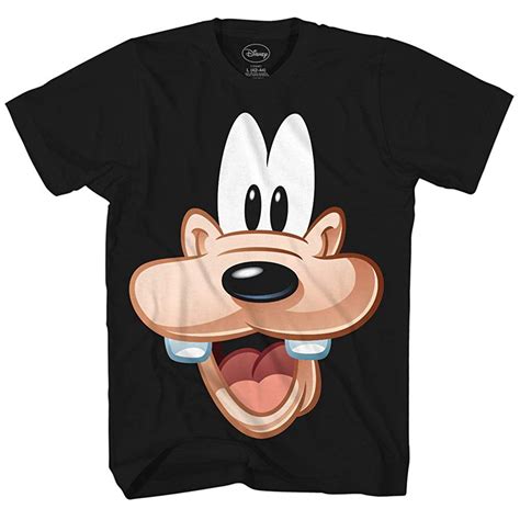 Disney Disney T Shirt Goofy T Shirt Face Funny Costume Graphic Mens