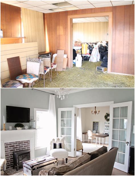 Myrtle House Before And After Living Room — Elizabeth Burns Design