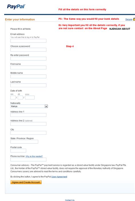 NJENGAH: 5 Steps: How to Open a PayPal Account in Kenya