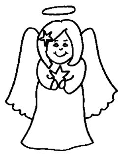 Although angels are not fantastic beings, they do allow kids to indulge their fantasy about the unknown. Free Printable : christmas angel colouring pages | kentscraft