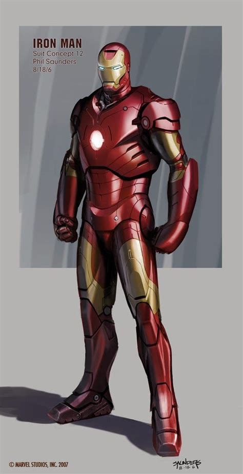 Amazing Iron Man Concept Art By Phil Saunders Film Sketchr Iron Man