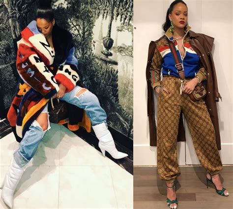 Rihanna is finally back on instagram. Instagram Style: Rihanna in Dolce & Gabbana and Gucci
