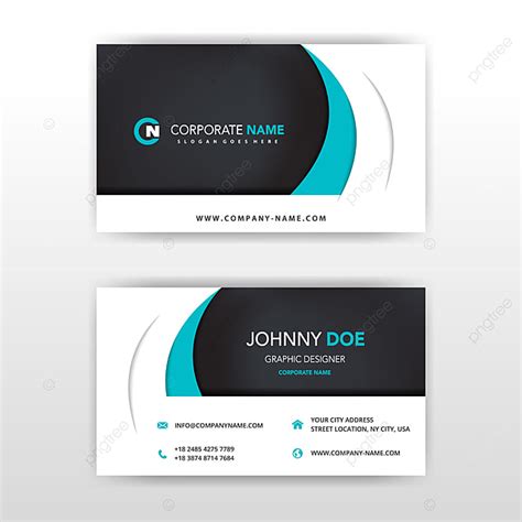 Open it in microsoft paint. Modern Vector Double Sided Business Card Design Template ...