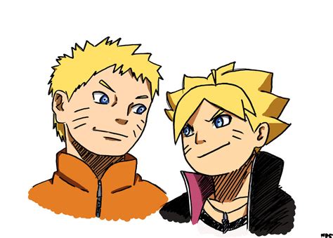 Hokage Naruto And Boruto By Narutodrawingchannel On Deviantart