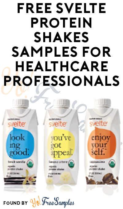 Just hurry on over to bzzagent and get yourself registered. FREE Svelte Protein Shakes Samples for Healthcare ...