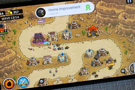 It's a tower defense game where the defenses accompany the player around the battlefield. The best tower defense games on Android | Greenbot