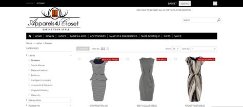 Online Fashion Website Vive Designs