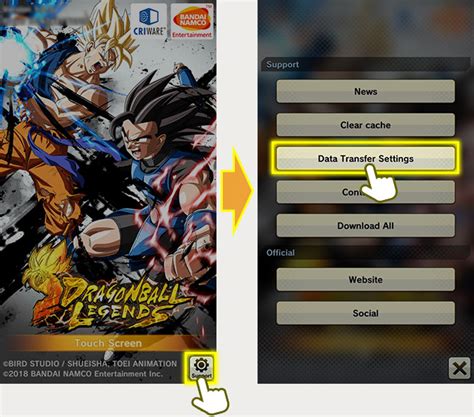 Use the save button to download the save code of dragon ball advanced adventure to your computer. Important: Data Transfer Settings | Dragon Ball Legends ...