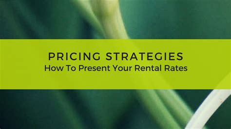 Vacation Rental Pricing Strategies How To Present Your Rental Rates