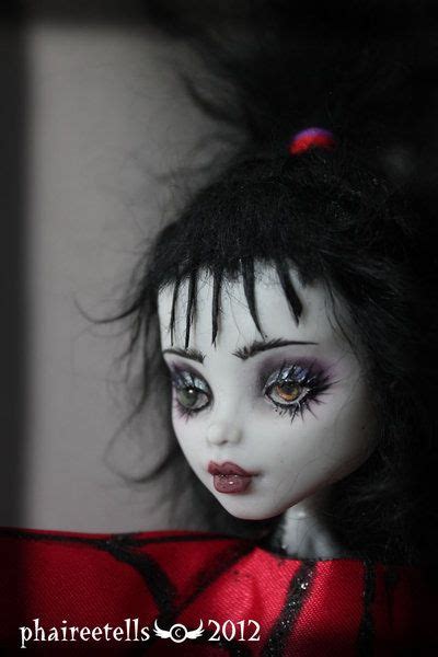 Monster High Repaint Lydia Beetlejuice Portrait By Phairee004 On