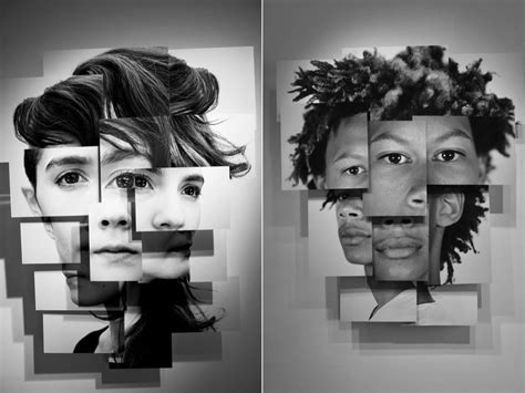 Beautiful Portrait Photo Sculptures Fubiz Media