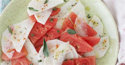 Daikon Radish And Watermelon Salad Recipe Eat Smarter Usa